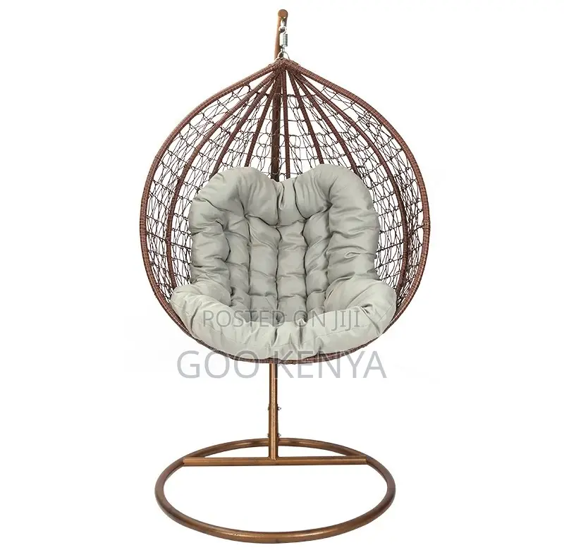 Home Chair;Cozy Rattan Hammock Egg Chair for Courtyard and Parks