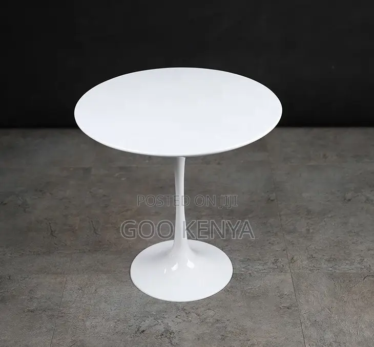 Home Table; High-End Marble Round Dining Table With Minimalist Base