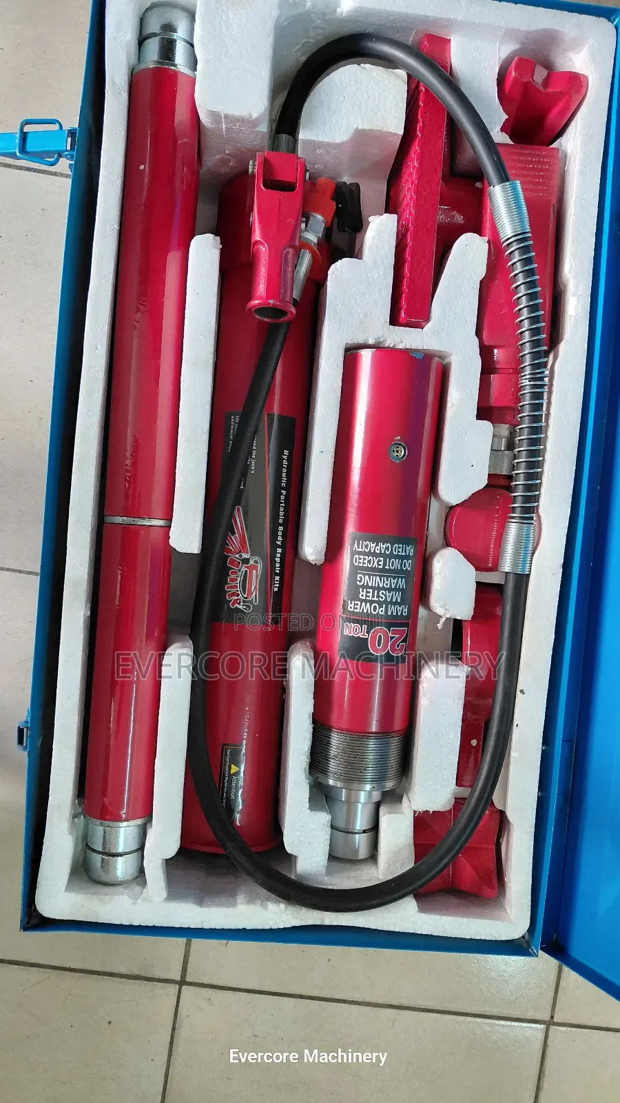 Heavy Duty 20 Tonne Hydraulic Body Repair Kit
 Italy Technology.