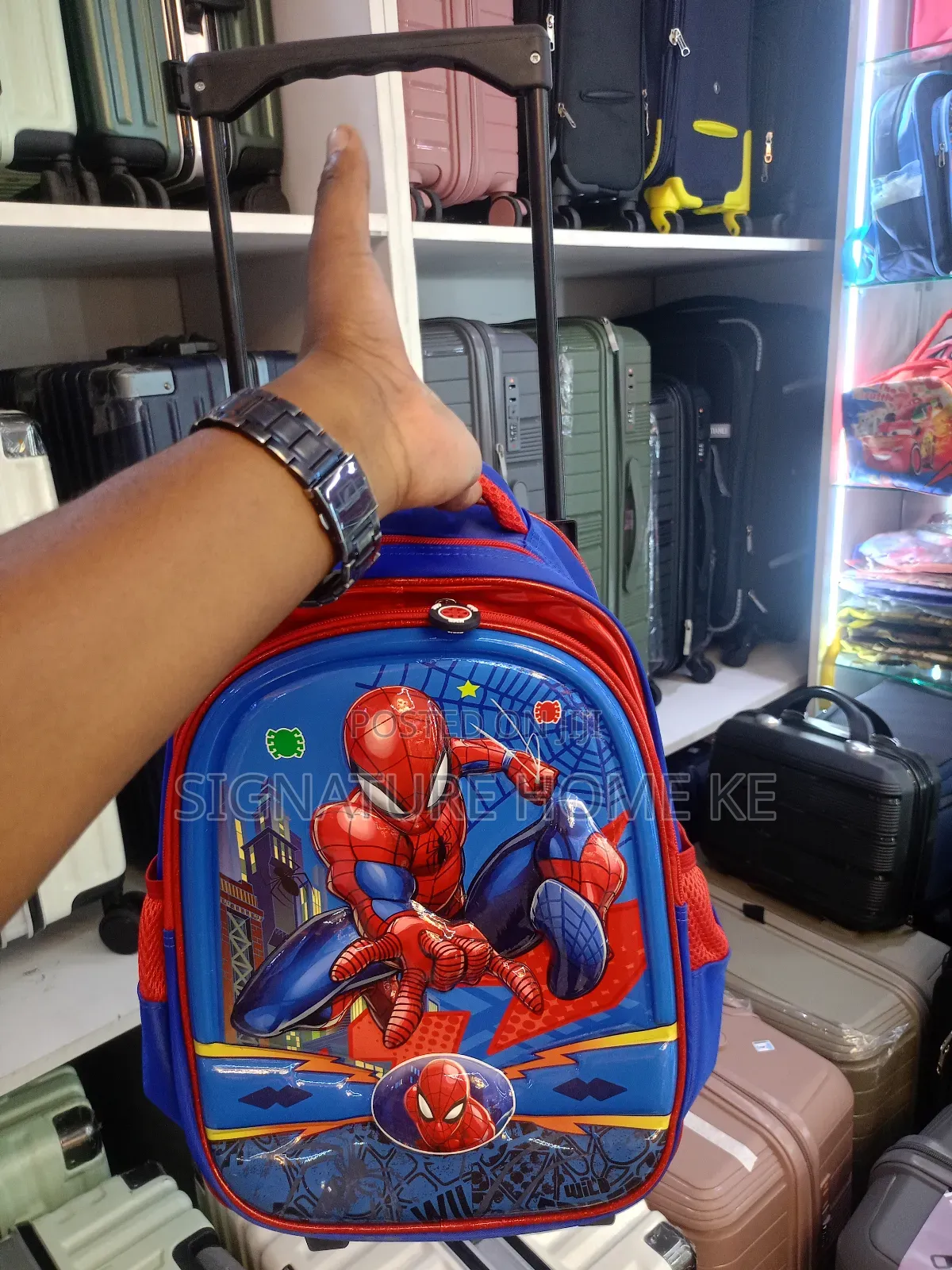 Spiderman School Trolley Bag
