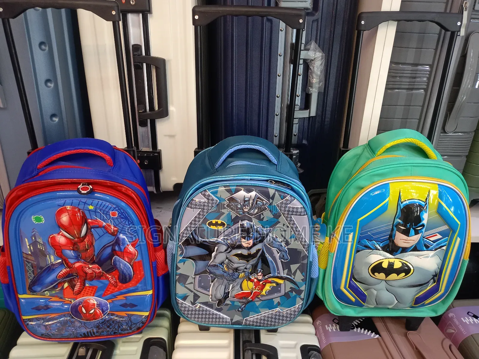 Cartoon Themed School Trolley Bags