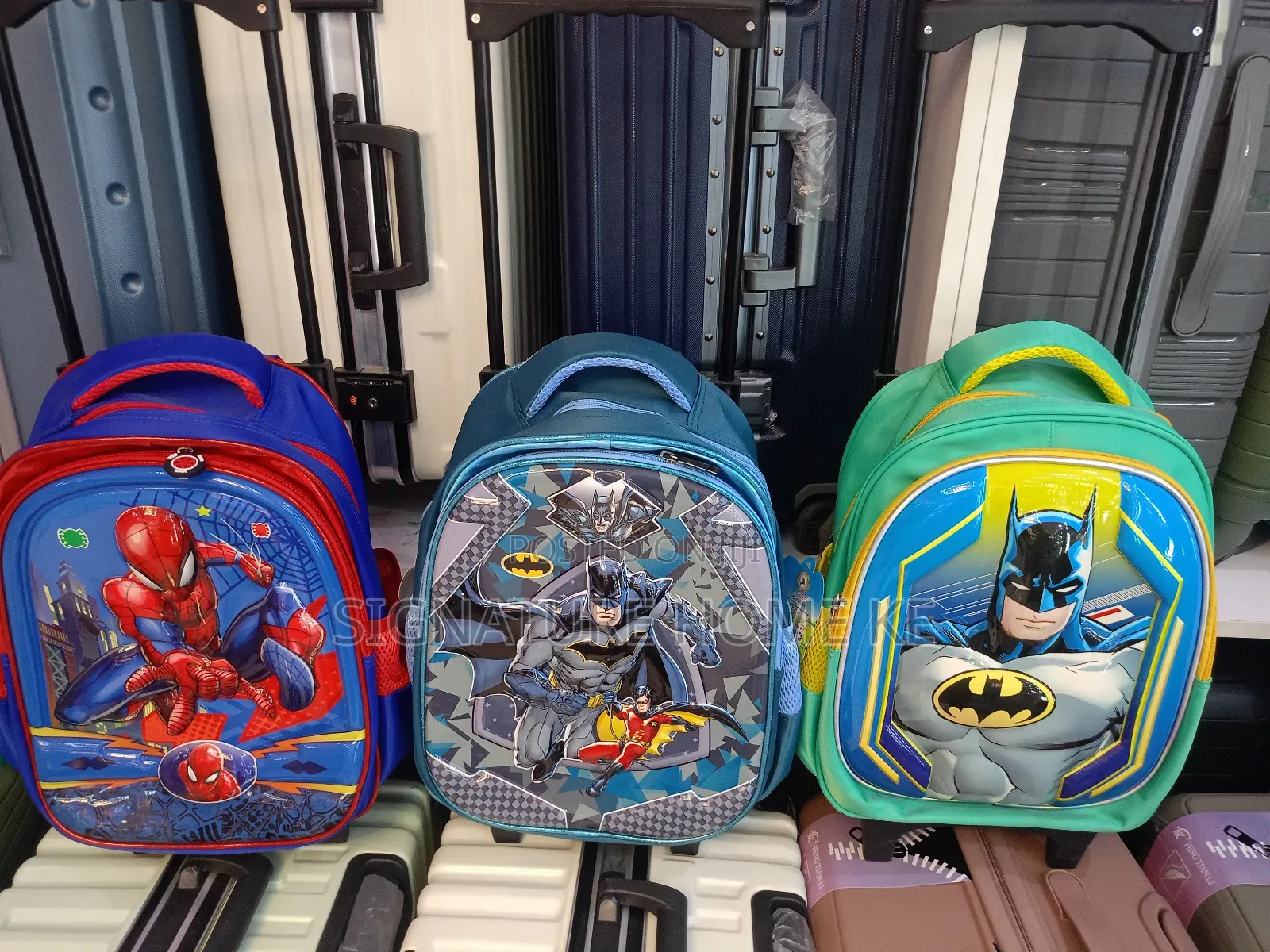 Cartoon Themed School Trolley Bags