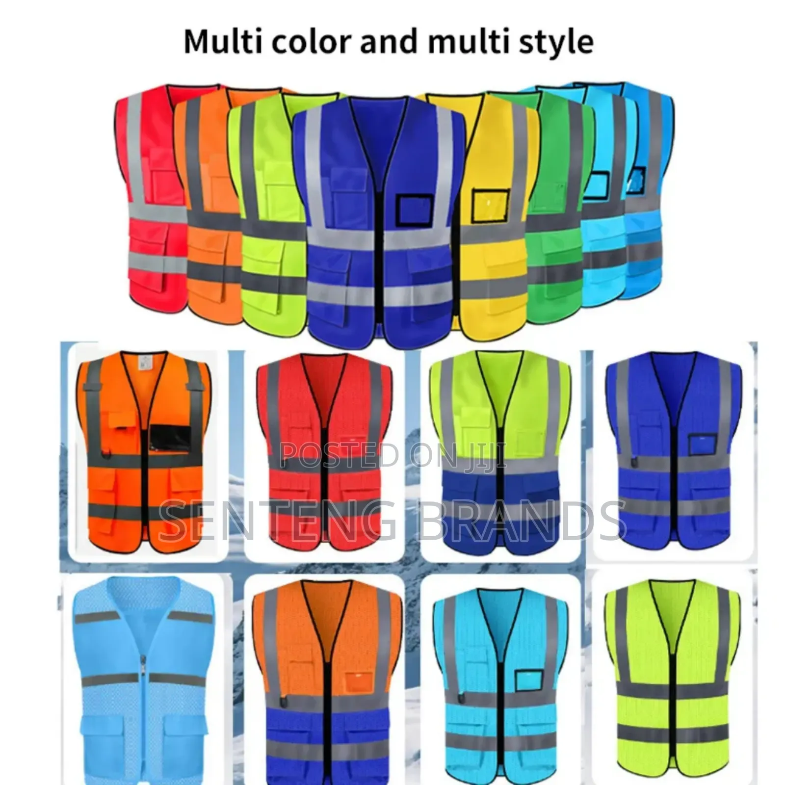 Reflective Vest With Pockets