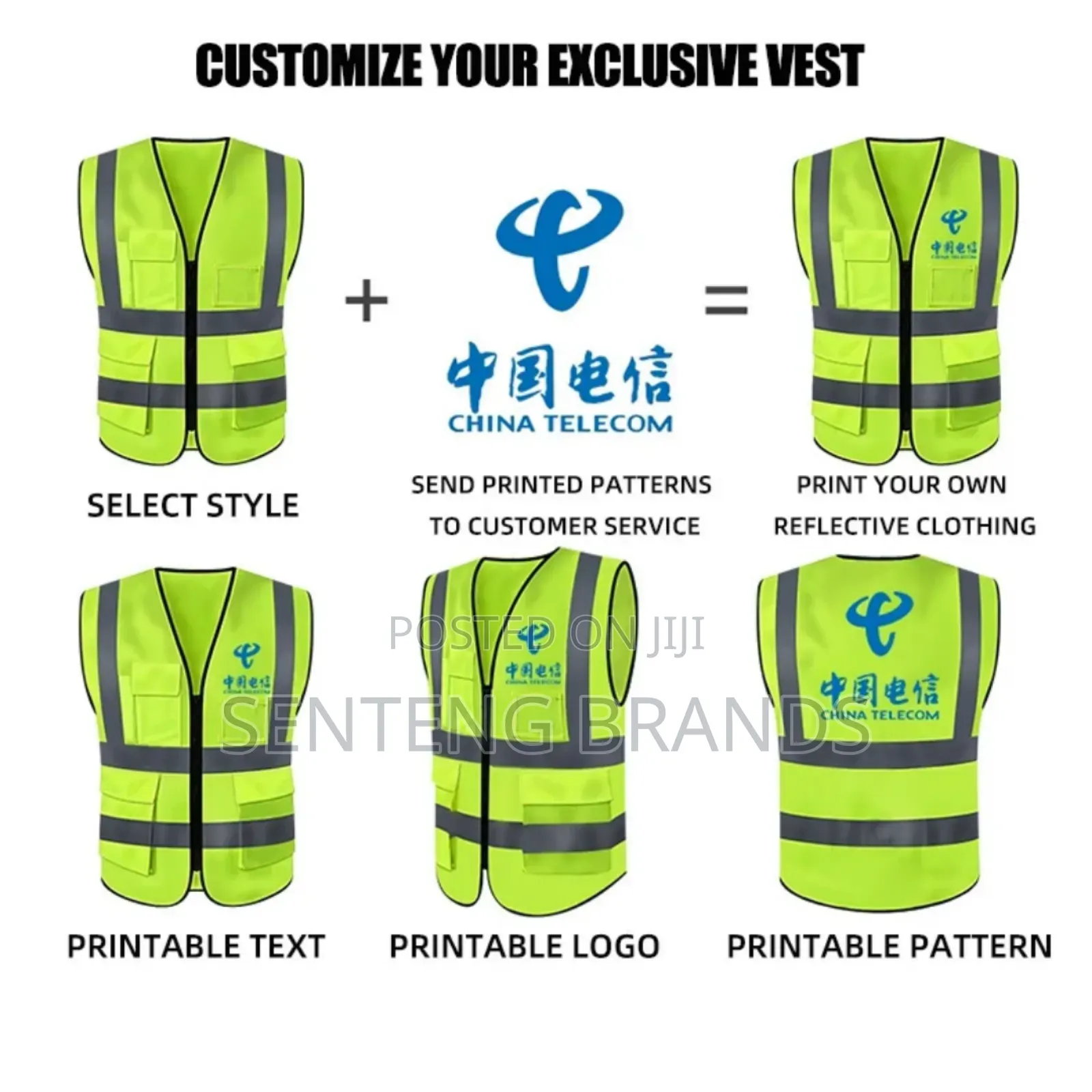 Reflective Vest With Pockets