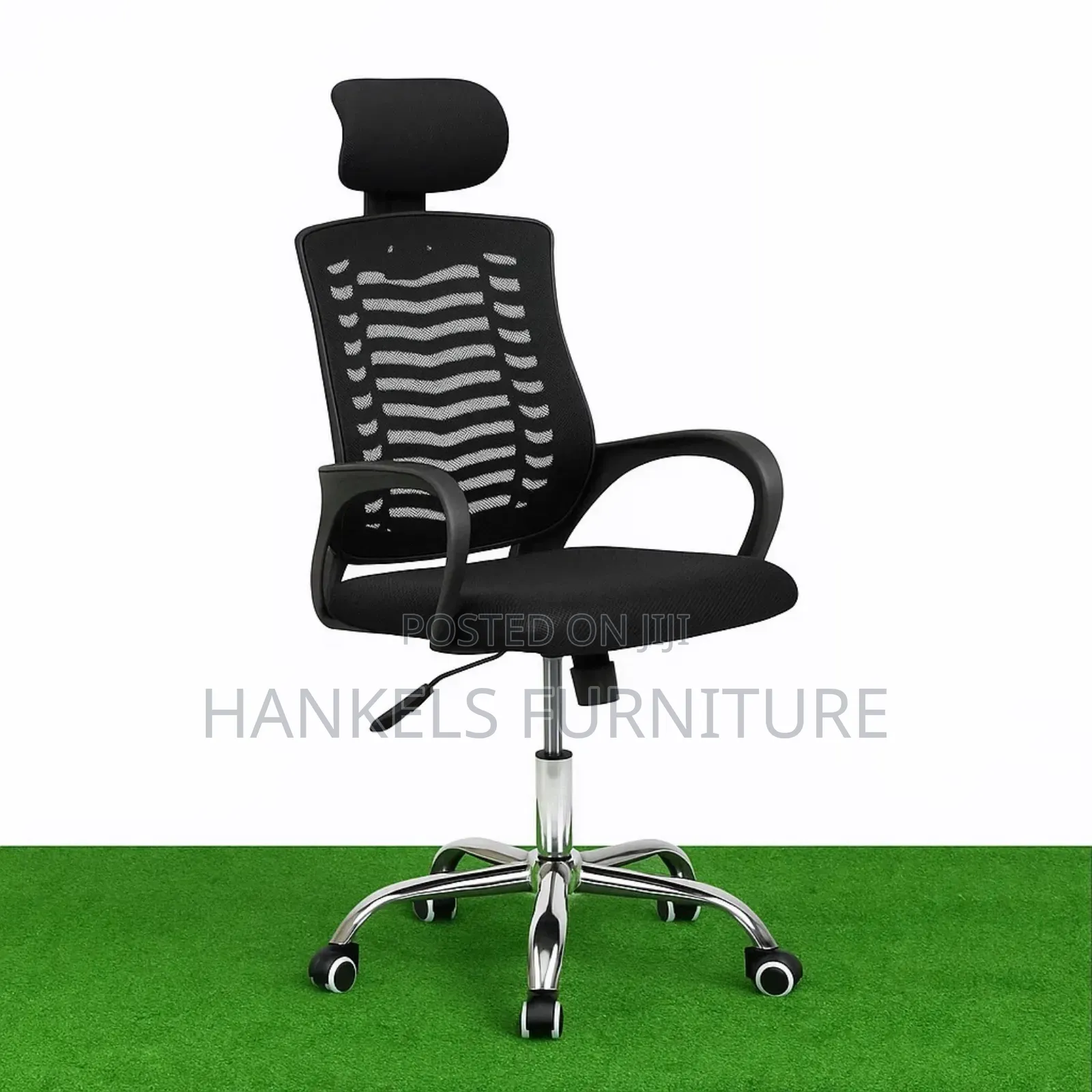 Sturdy Office Chair With Head/Neck Support