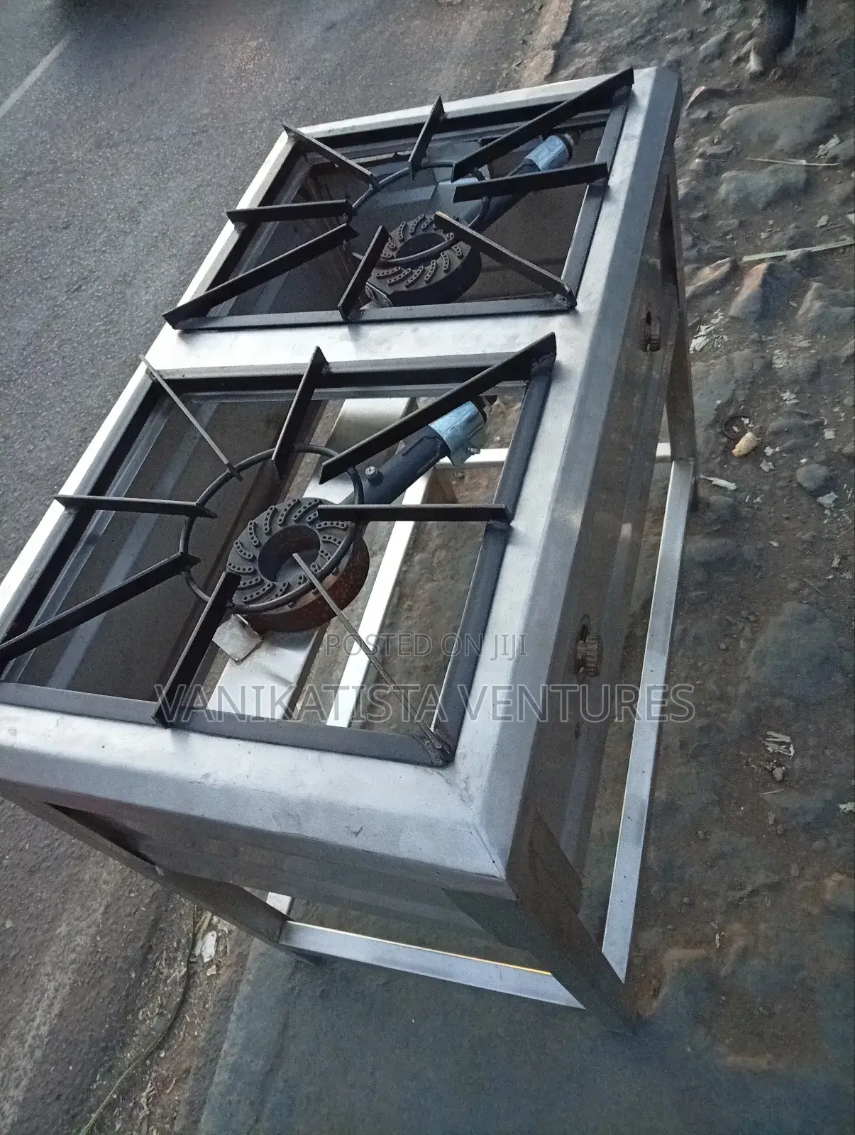 Heavy Duty Gas Cooker
 2 Burner Commercial Gas Stove