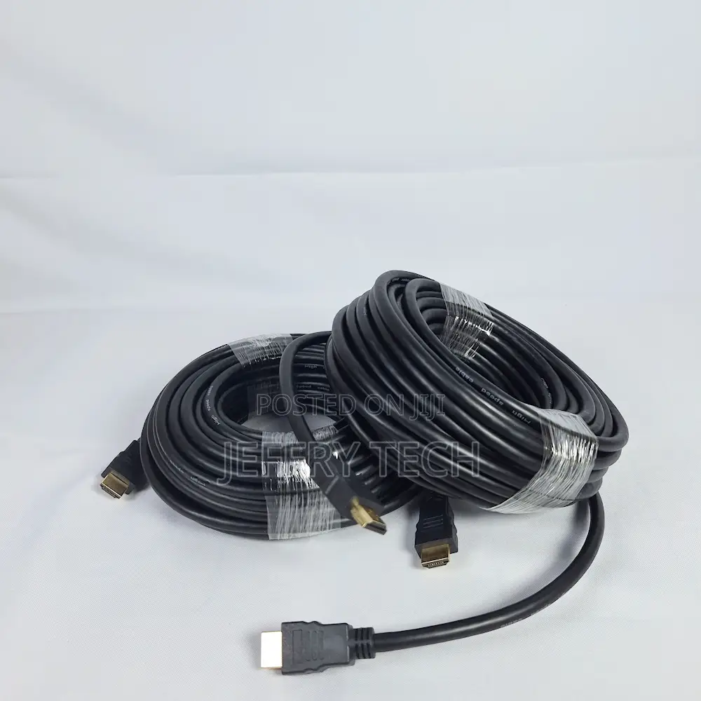 Name Rubber Coated Black Hdmi Cable 10m