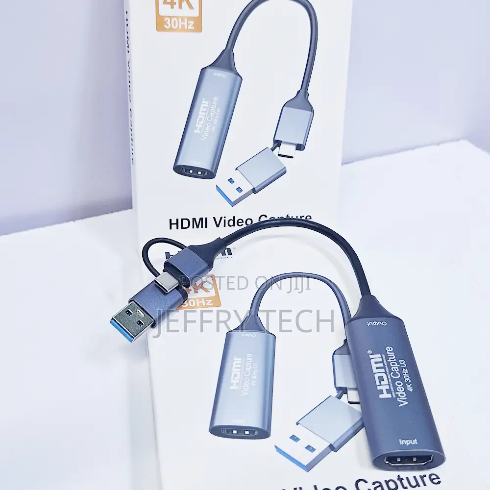 2 in 1 Usb a and Usb Type C High Speed Capture Card