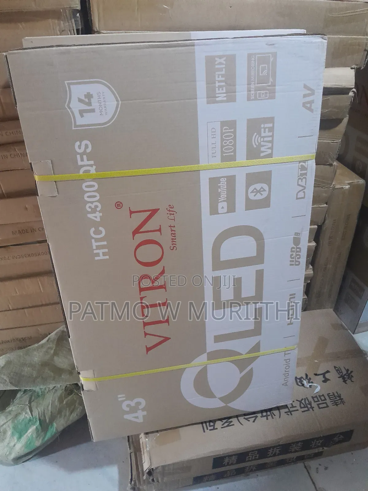 Vitron 43 Smart Android Qled Tv With Bluetooth