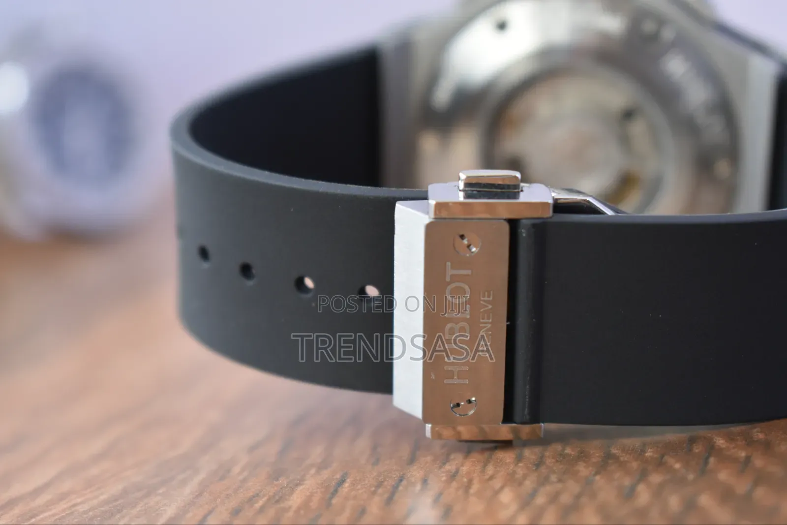 Hublot Vendome Geneve Matt Grey Black Rubber Straps Watch