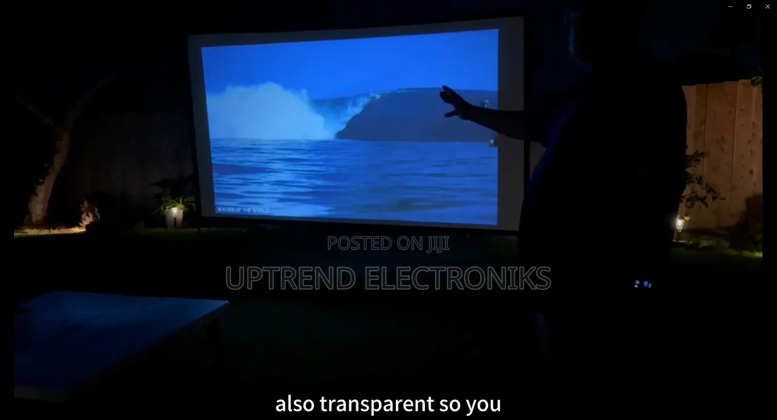 Manual Projector Screen 240×240 – Wide Display For Serious Viewing!