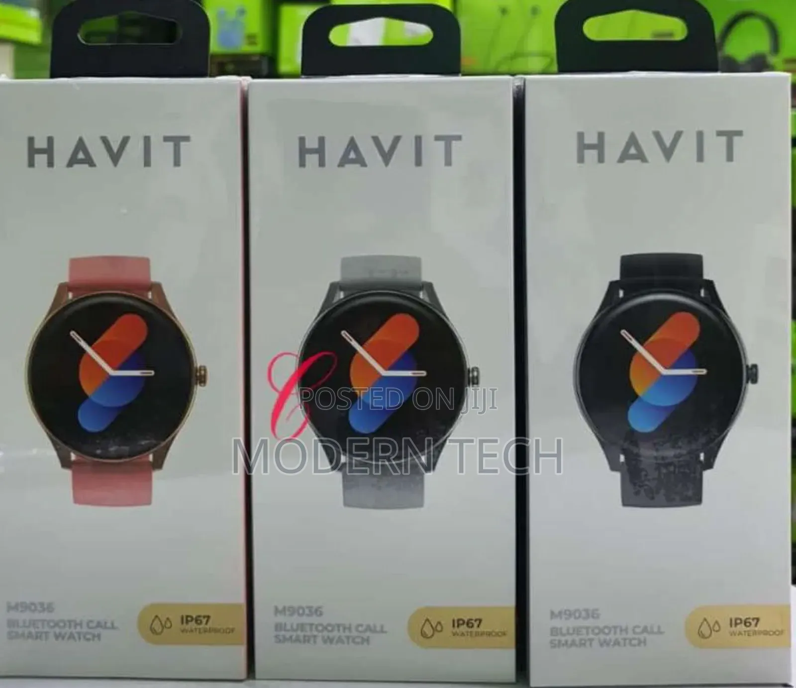 Havit M9036 Full Touch Screen Fitness Tracker Intelligent Smart Watch