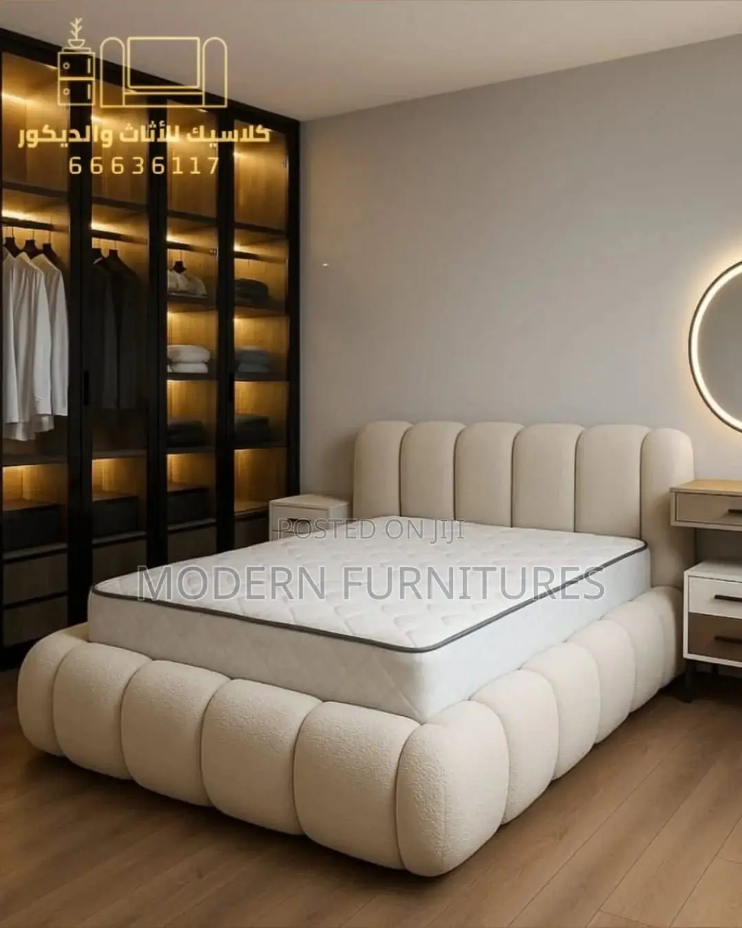 White 5 By 6 Bed