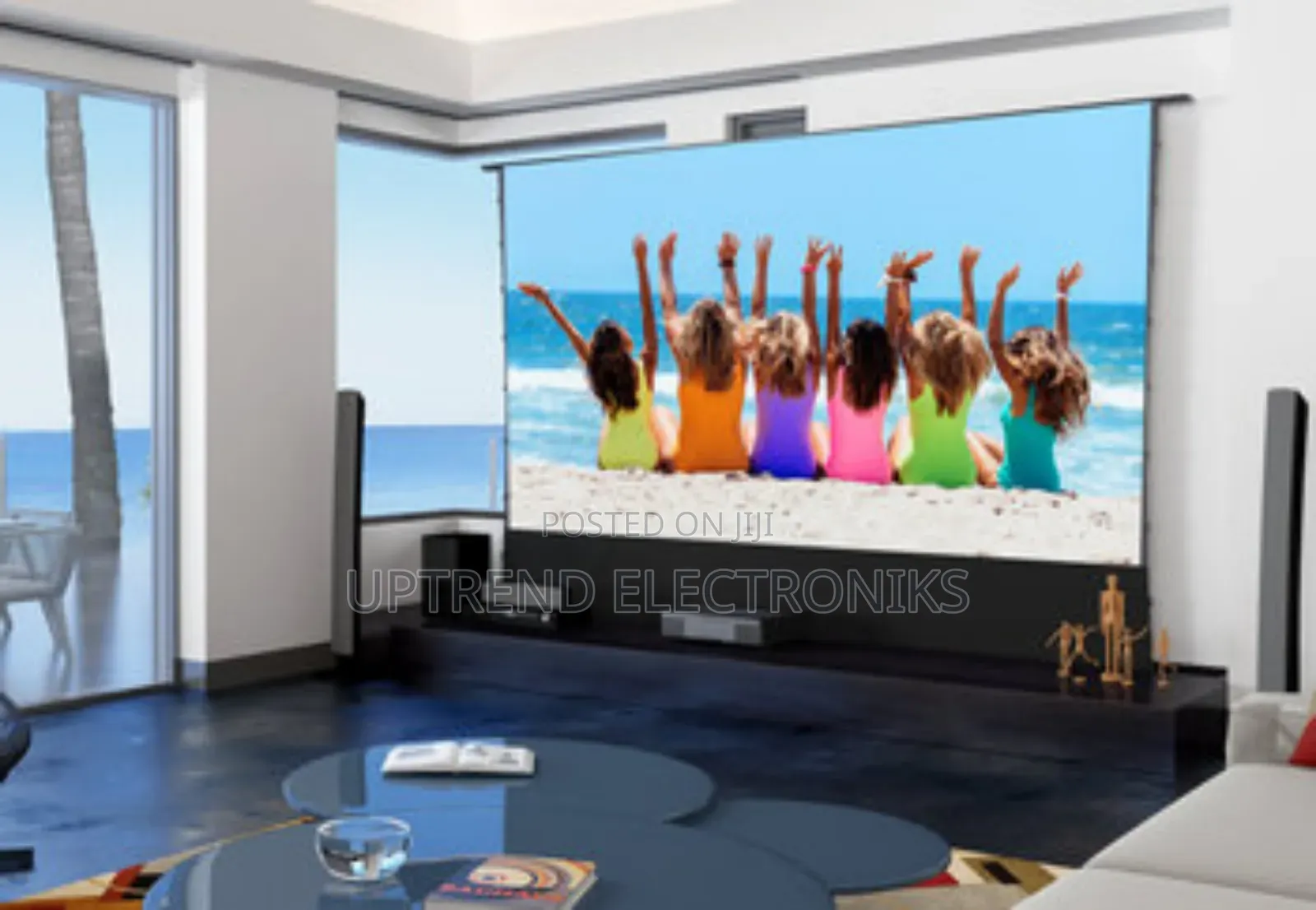 Manual Projector Screen 240×240 – Crisp Images, Wide Coverage!