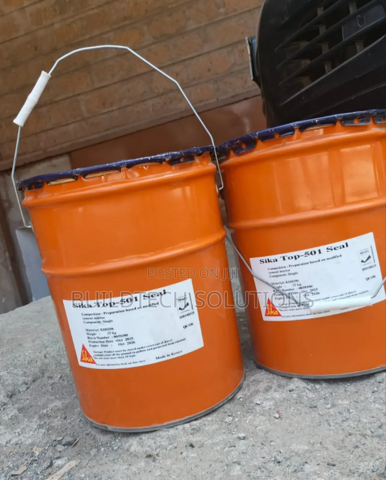 25KG MasterSeal 501 Waterproofing – SikaTop 501 Seal