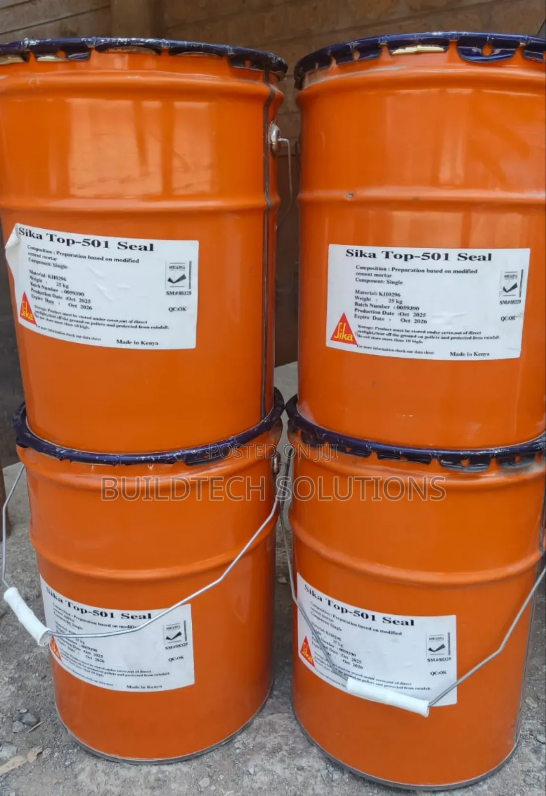25KG MasterSeal 501 Waterproofing – SikaTop 501 Seal