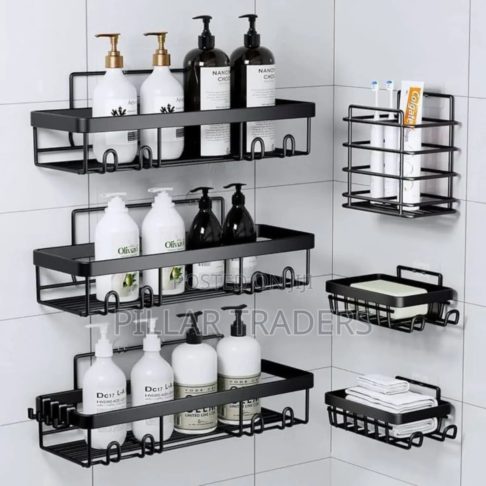 Shower Caddy Bathroom Organizer Set