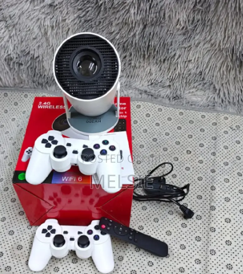 3d Game Projector 2 in 1 Hy300 Controller Gamepad Home Cinema