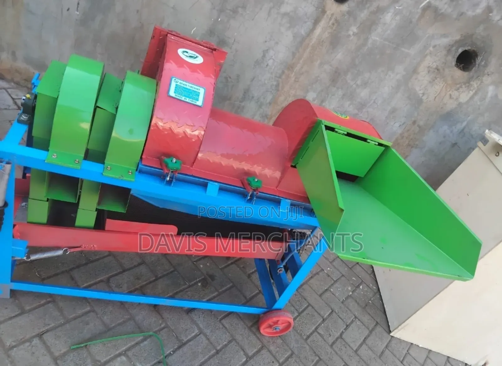 Grain Thresher Machine With 5hp Motor
