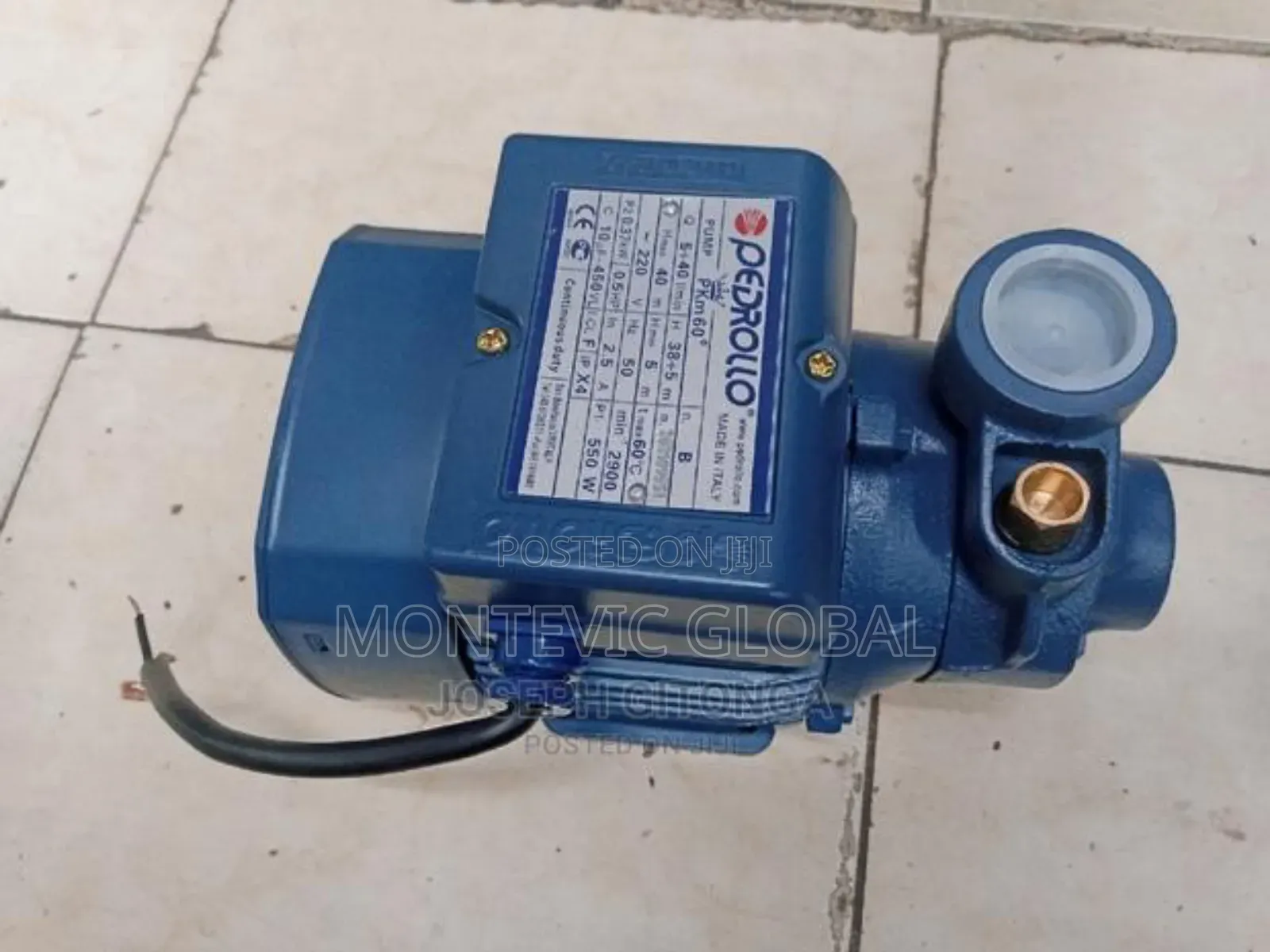 Pedrollo Water Pump 0.5hp