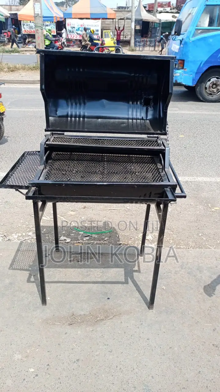 Medium Size Drum BBQ Grill Smoker – Heavy Duty Outdoor Charcoal Grill