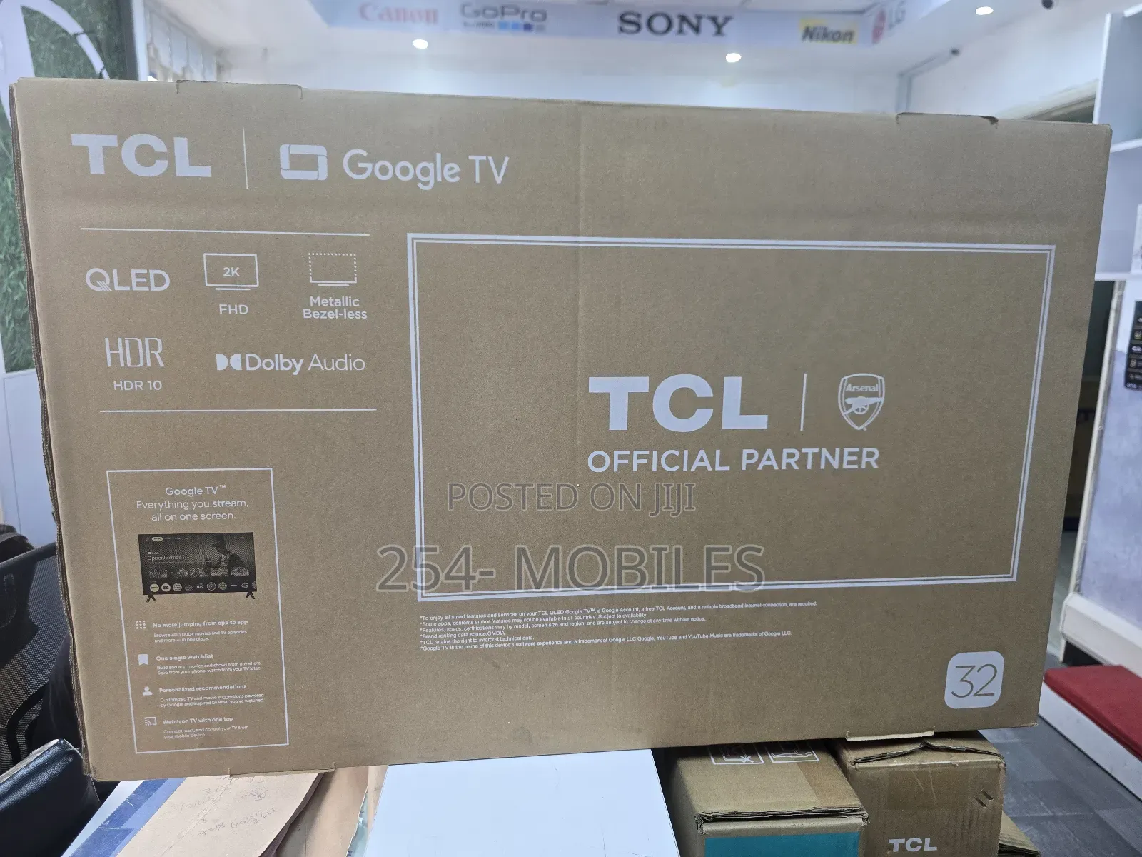 TCL 32s5k 32 Inch Qled Tv Black HDR Display