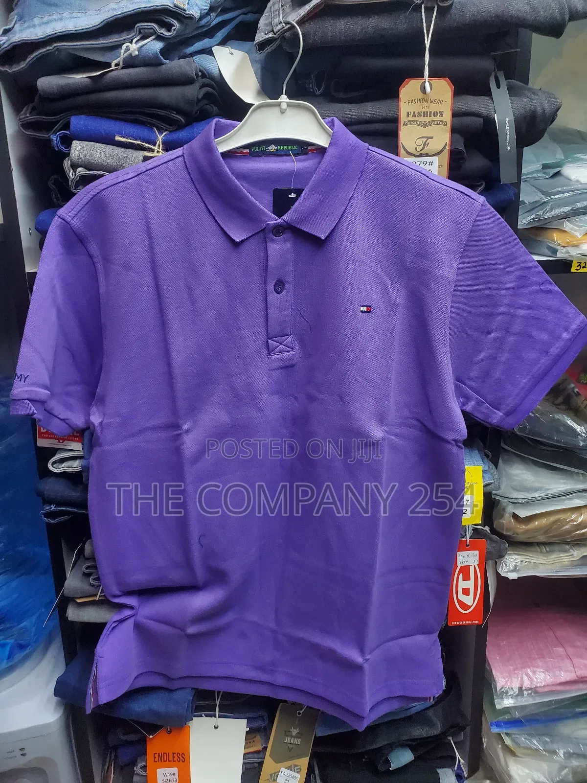 Quality Casual Designer Men Polo Collar Plain Polo
