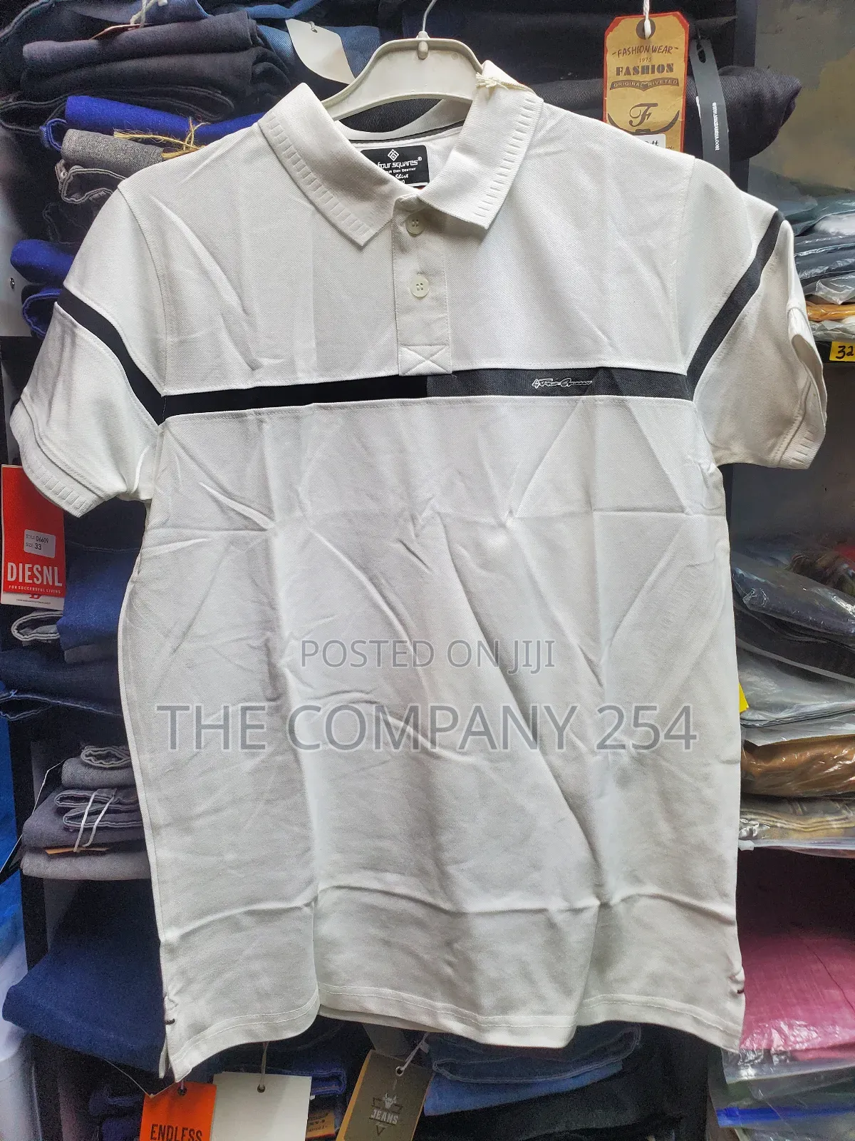 Quality Casual Designer Men Polo Collar Plain Polo