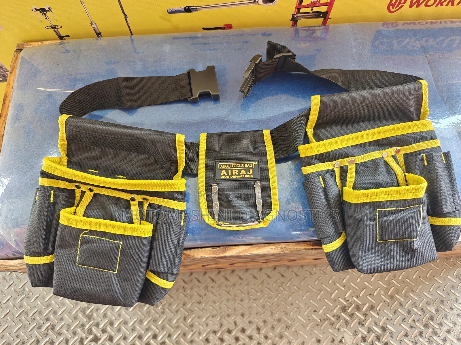 Heavy Duty High Quality 3 in 1 Tool Belt Multiple Tool Pouches Airaj