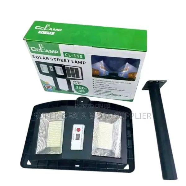 Ctlamp 300w Dusk to Dawn Solar Street Light With Motion Activation
