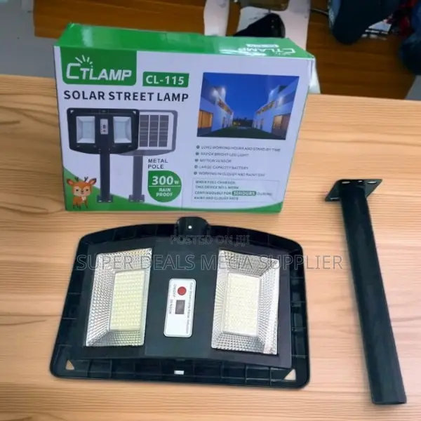 Ctlamp 300w Landscape Garden Solar Light With Motion Sensor and Backup