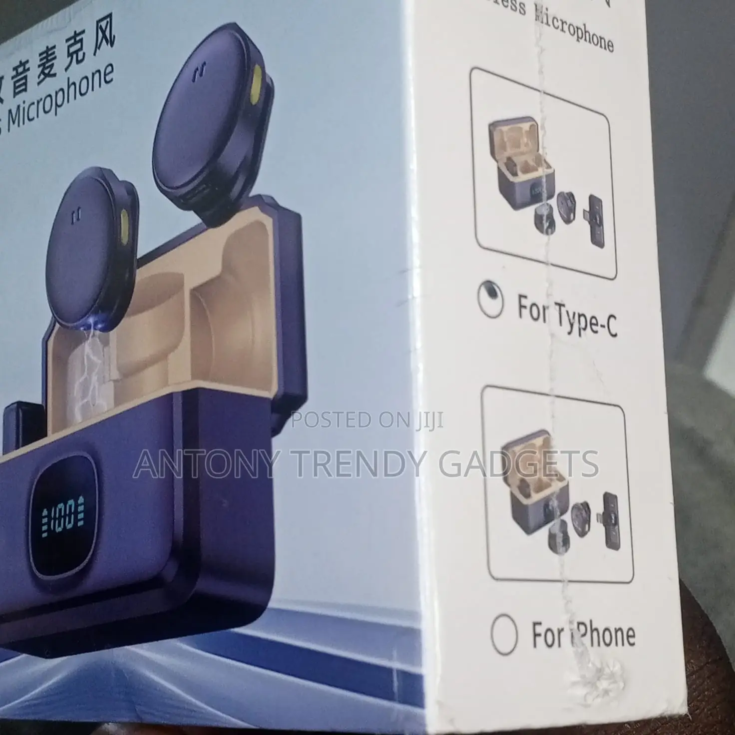 Q8 Portable Wireless Mic Type-C/Lightning for Video Creators