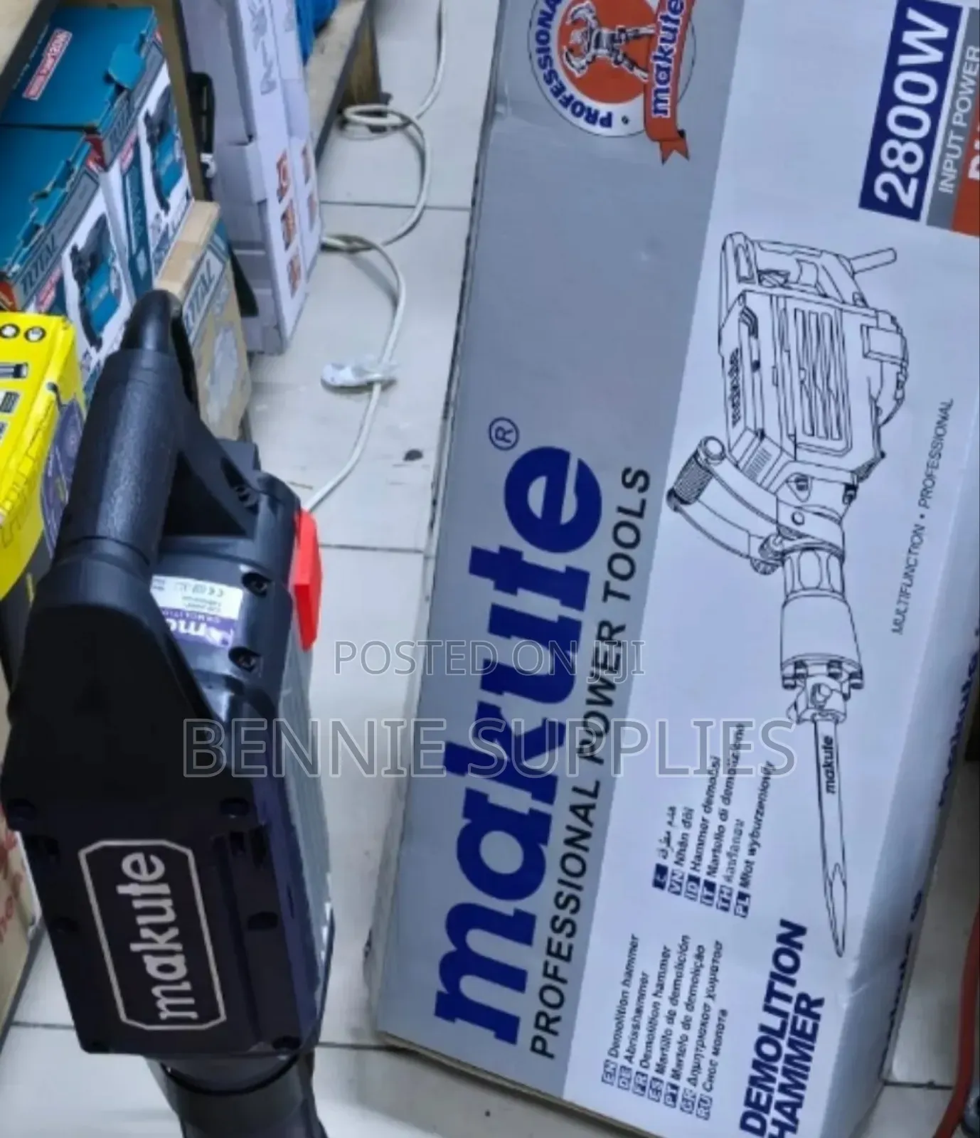 1700watts Makute Heavy Duty Demolisher Hammer Drill