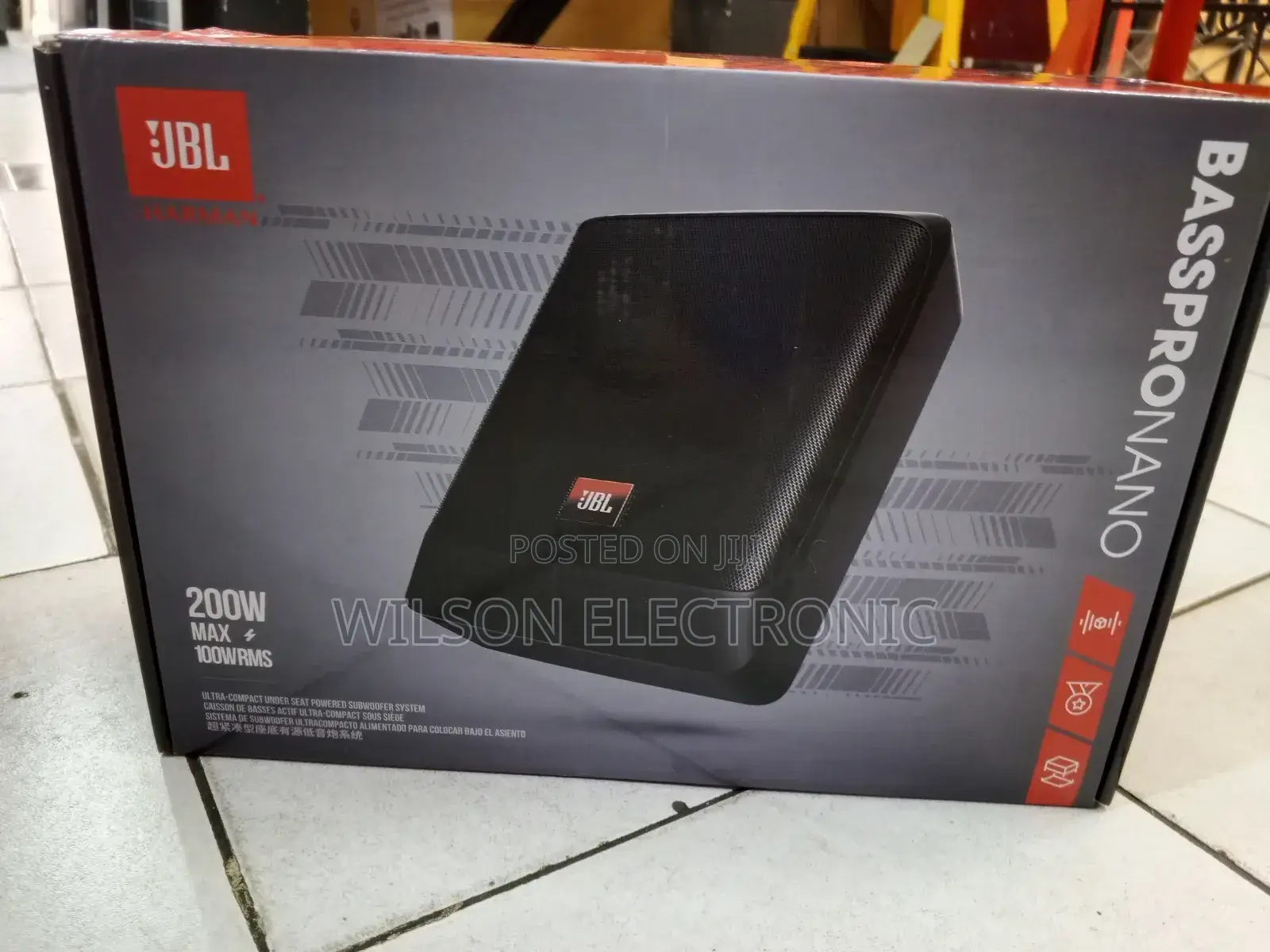 JBL Under Seat Subwoofer. 8 Inches