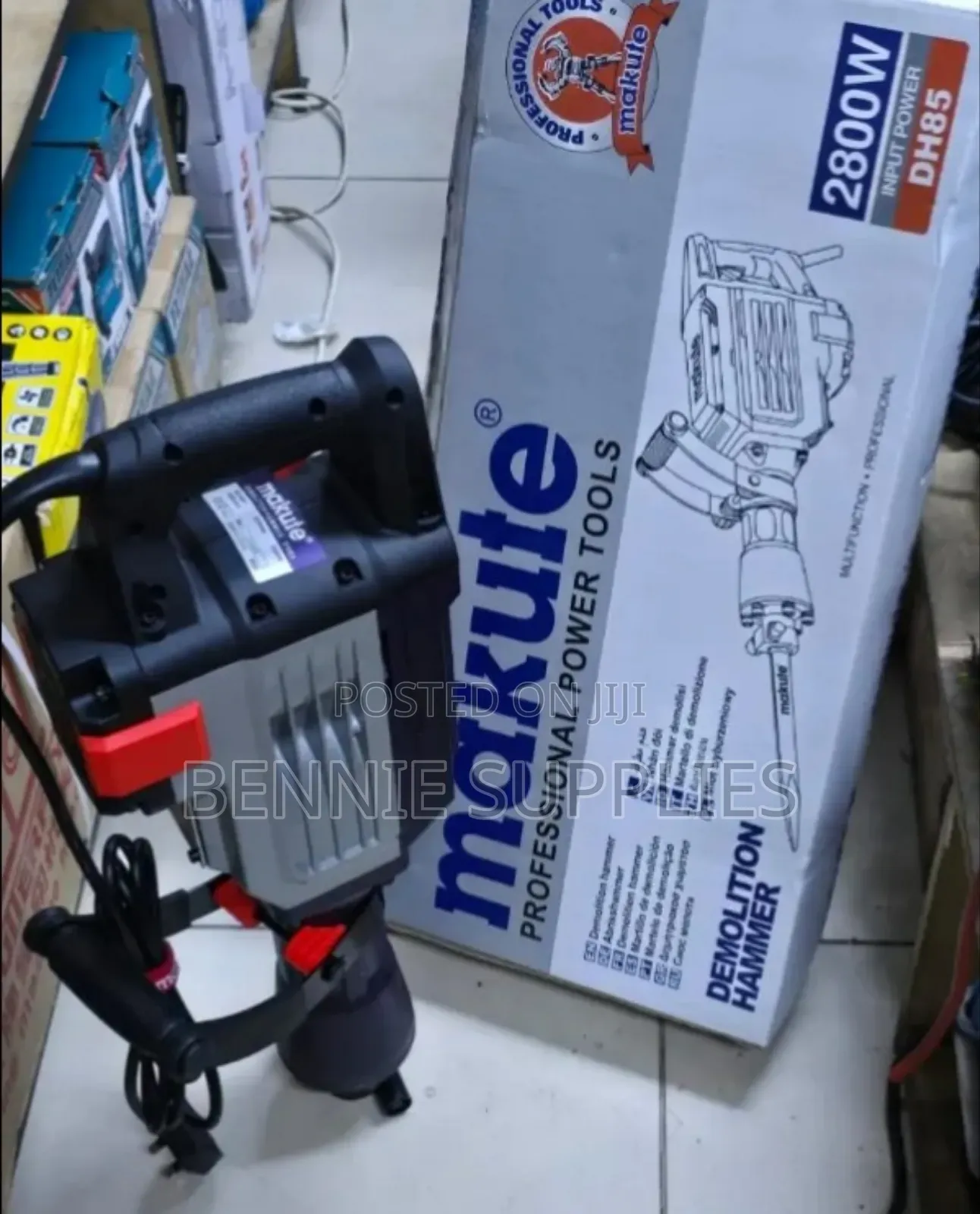Makute Heavy Duty Demolisher Hammer Drill/ 2800watts Demolisher Drill