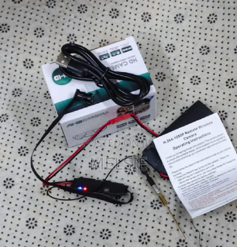 Pinhole Spy Cam With Motion Detection 1080p Hd Wifi Pinhole Spy Camera