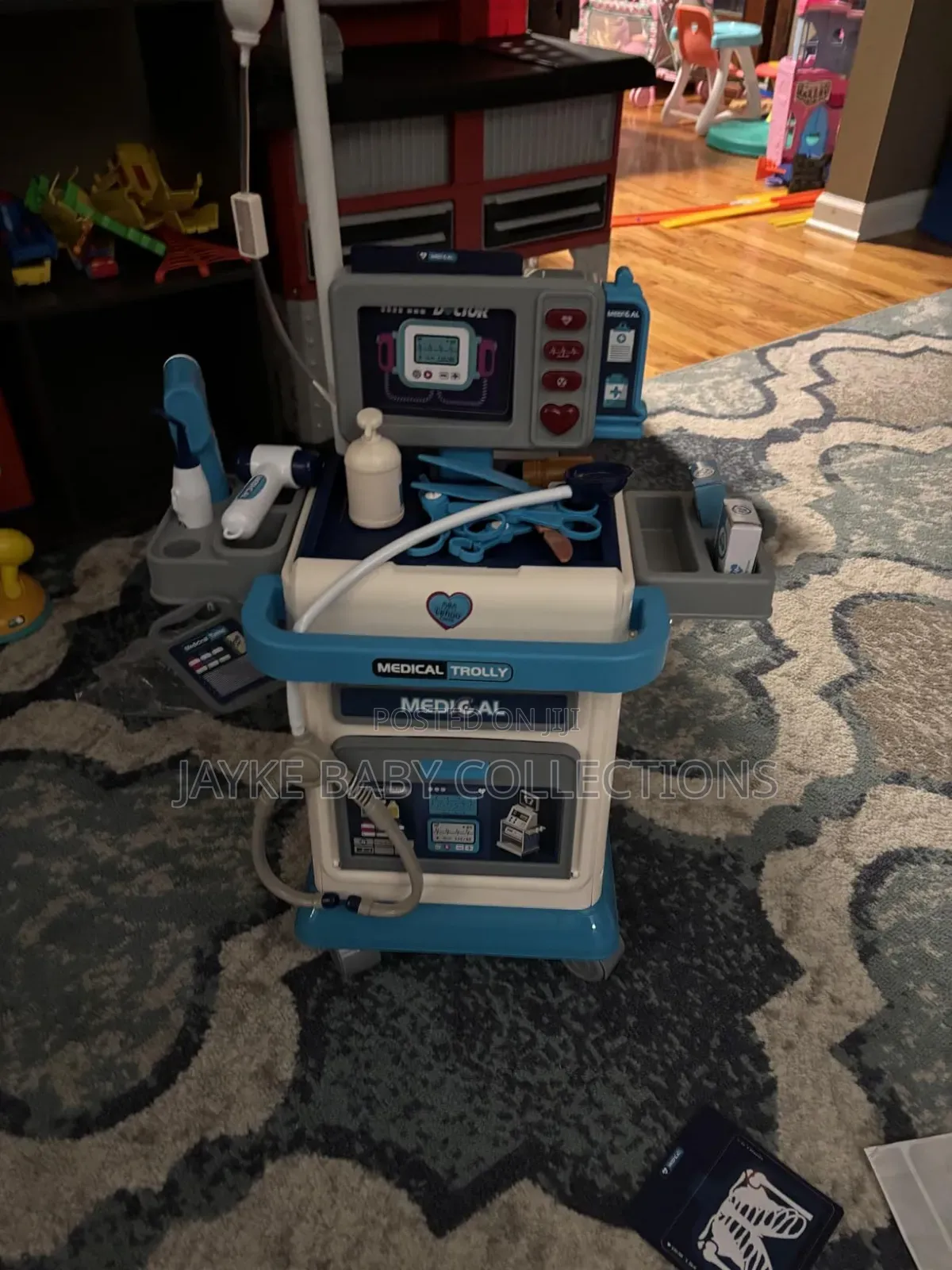 Hello Doctor Center / Doctor Trolley Set 37pcs | Kids Medical Play Set