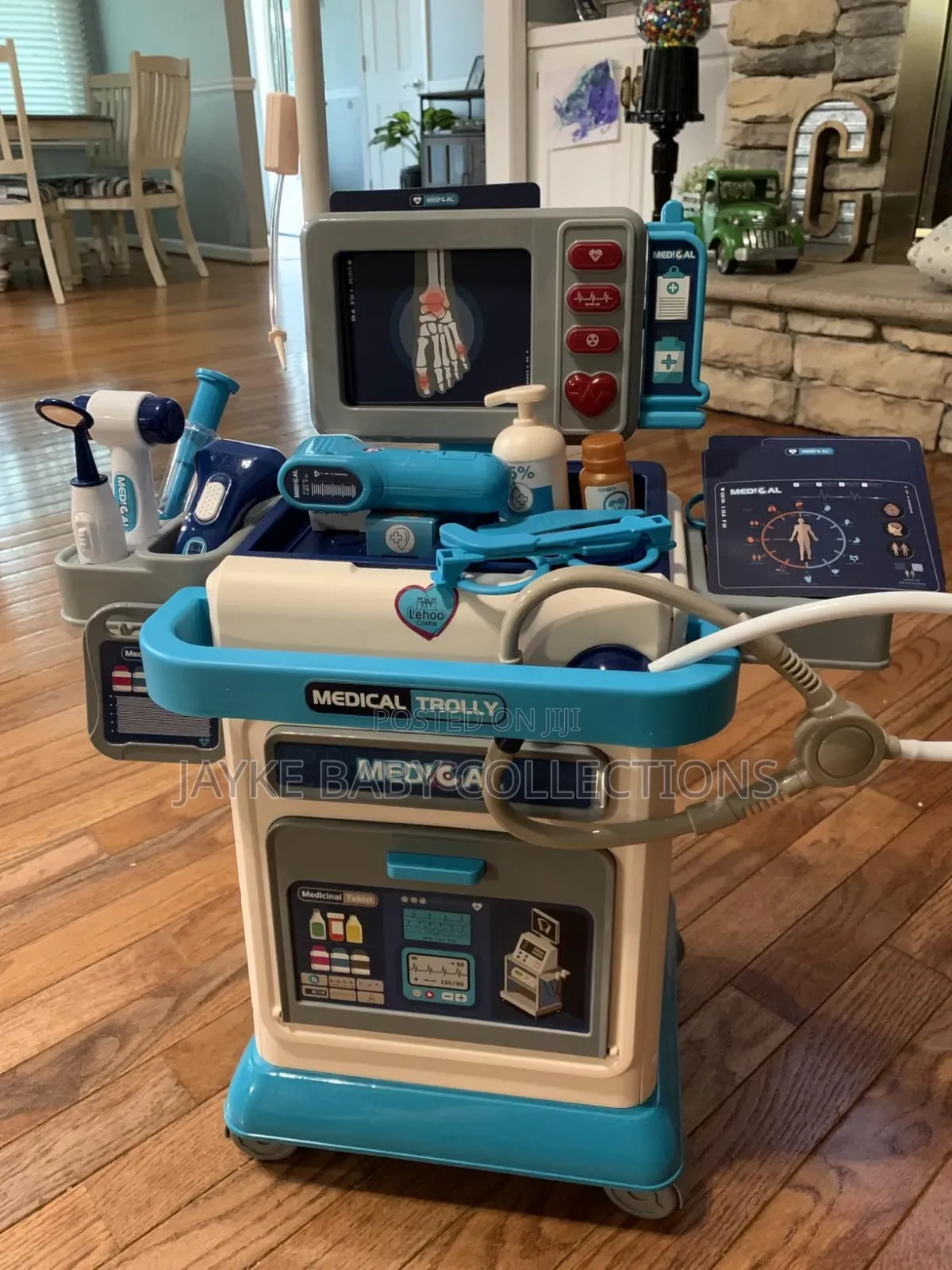 Hello Doctor Center / Doctor Trolley Set 37pcs | Kids Medical Play Set