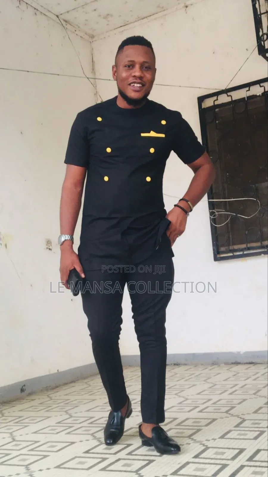 Modern African Sanator Suit