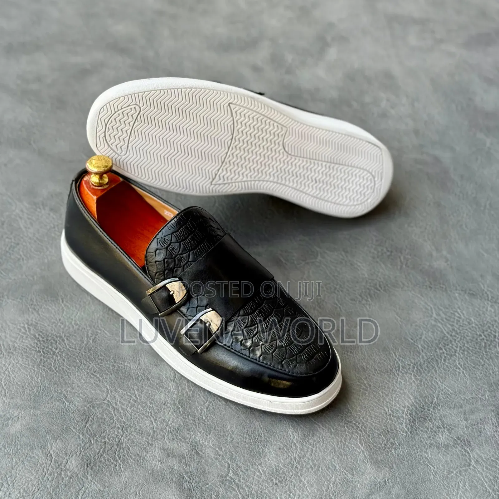 Double Monk Slipons