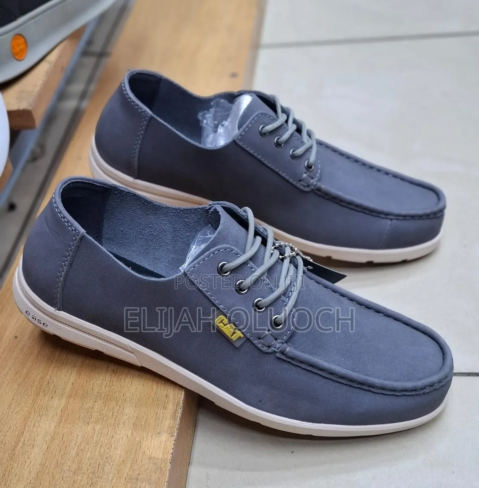 Grey Cat Casual Boat Shoes