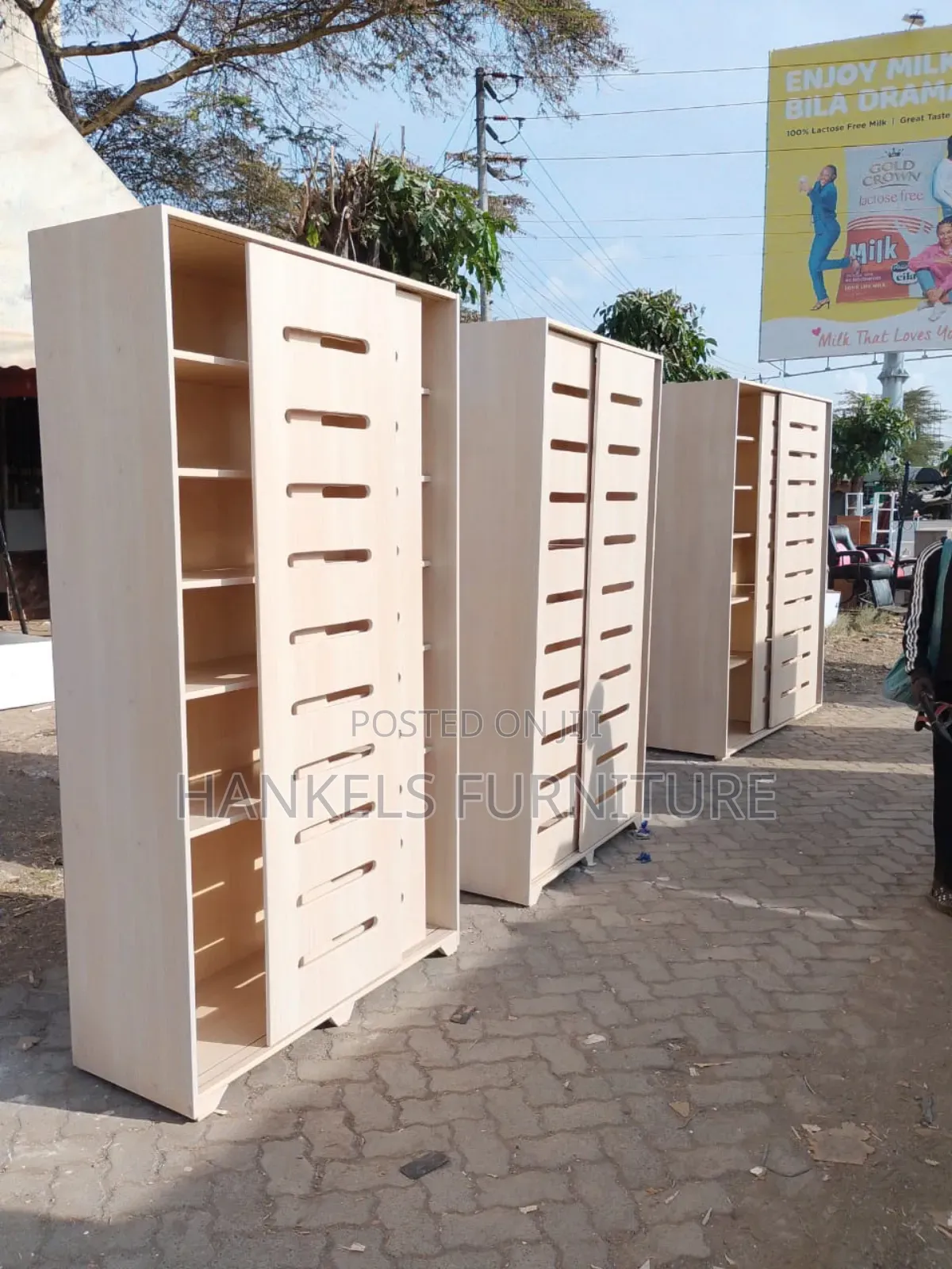 Luxury Modern Shoe Rack With Sliding Doors