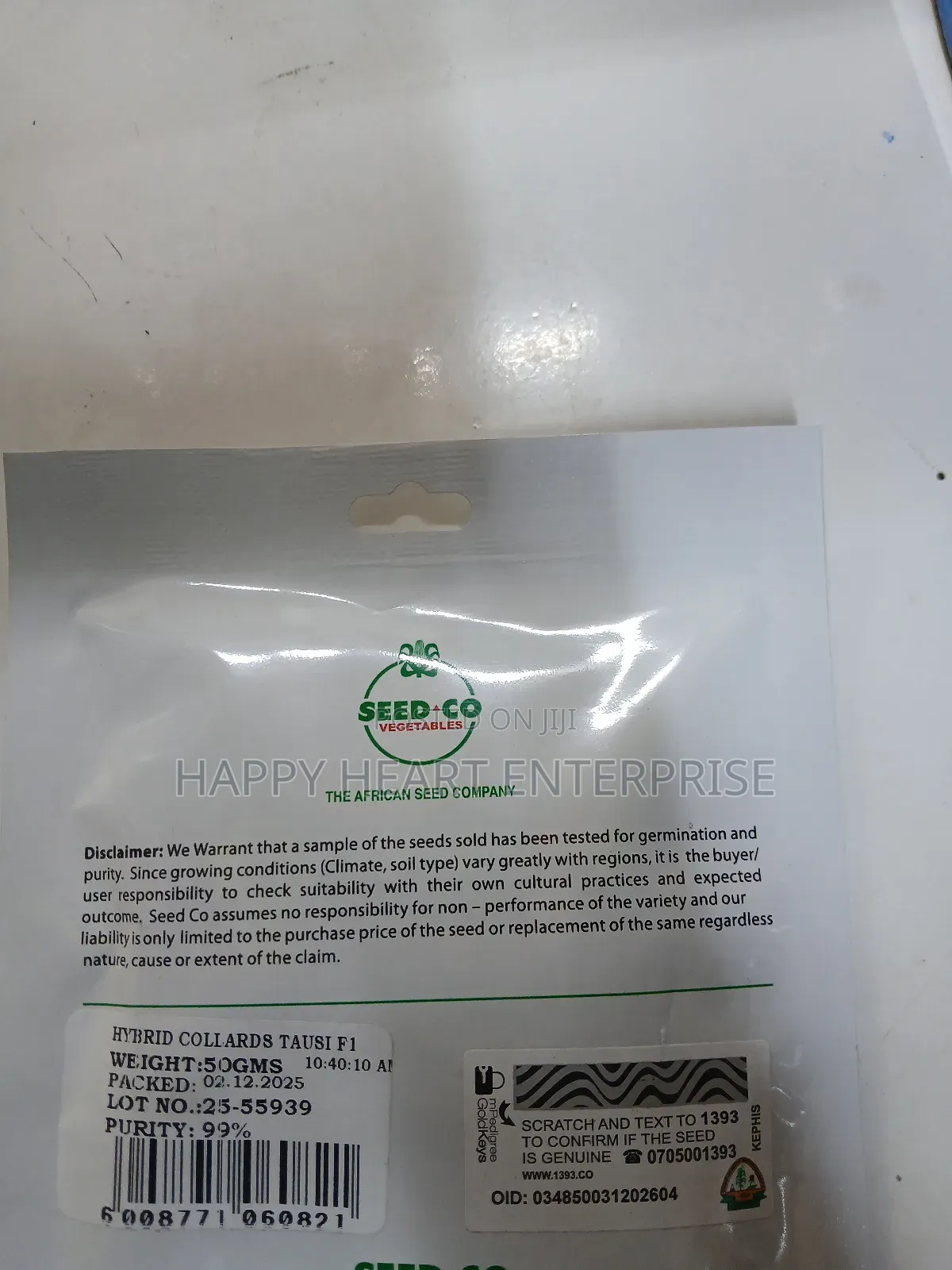 Hybrid Collards Tausi F1 50g