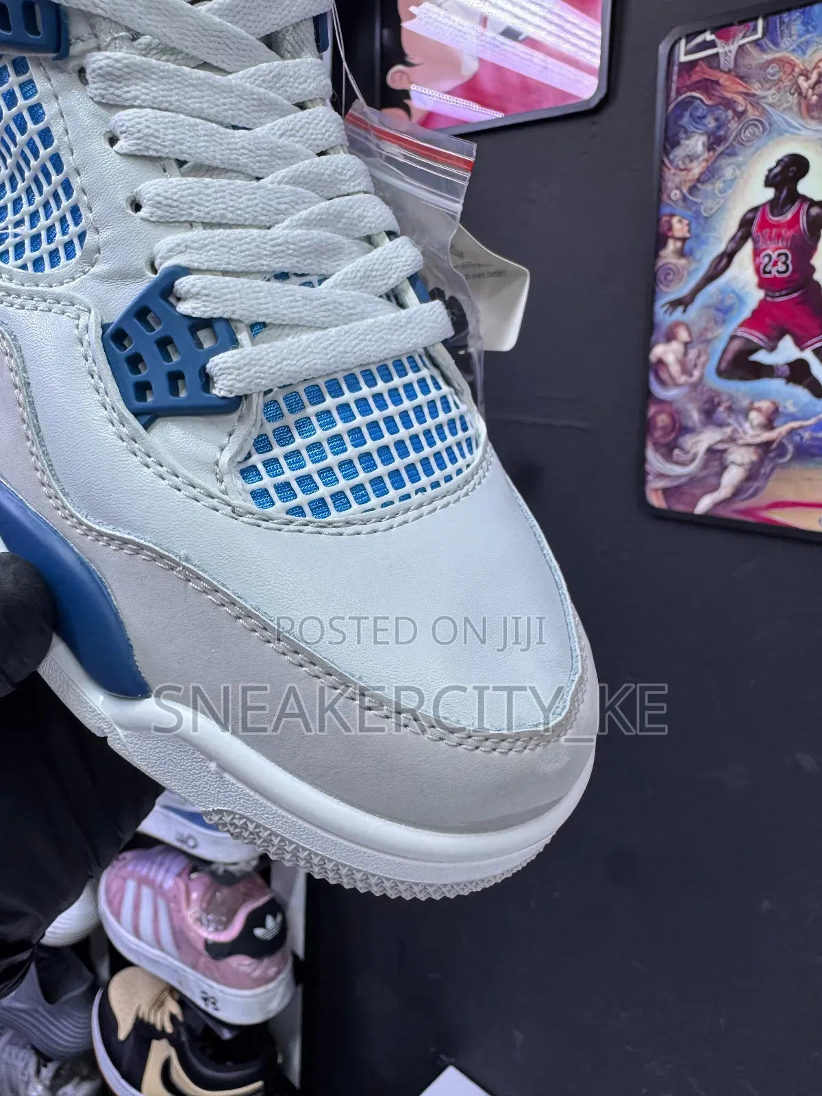Blue/White Jordan 4