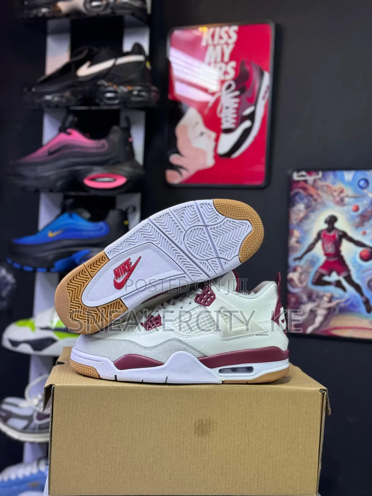 Red/White Jordan 4