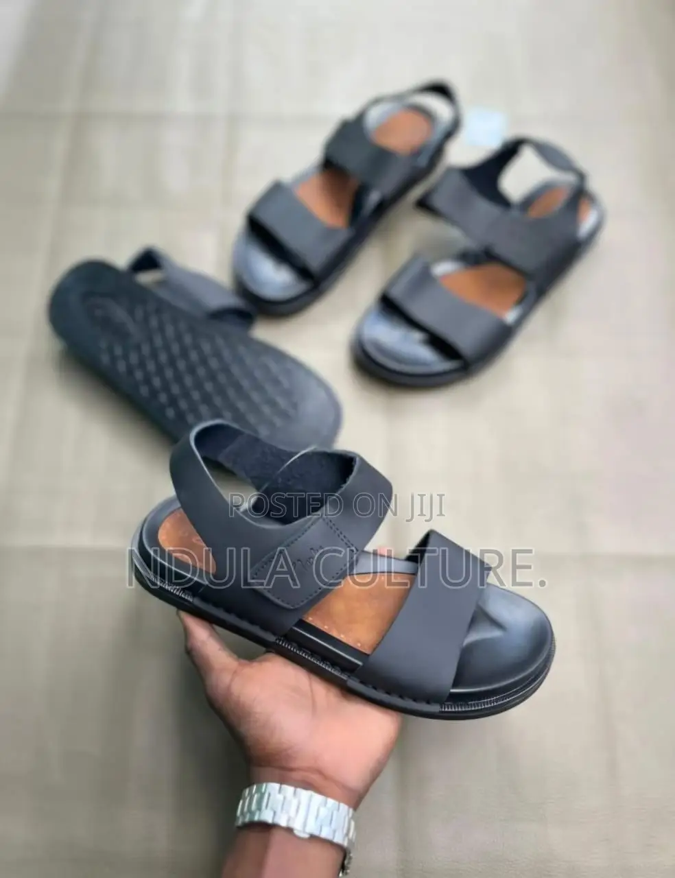 Leather Clark Open Shoes