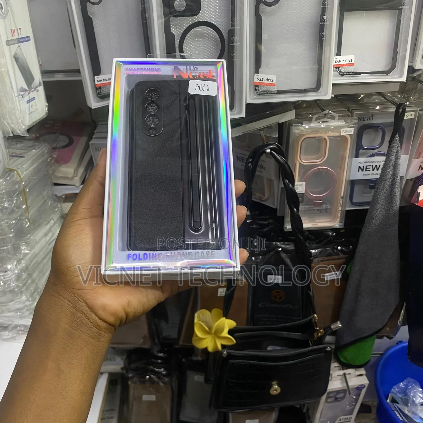 Samsung Fold 3 Smart Case With S-Pen Amd Protector