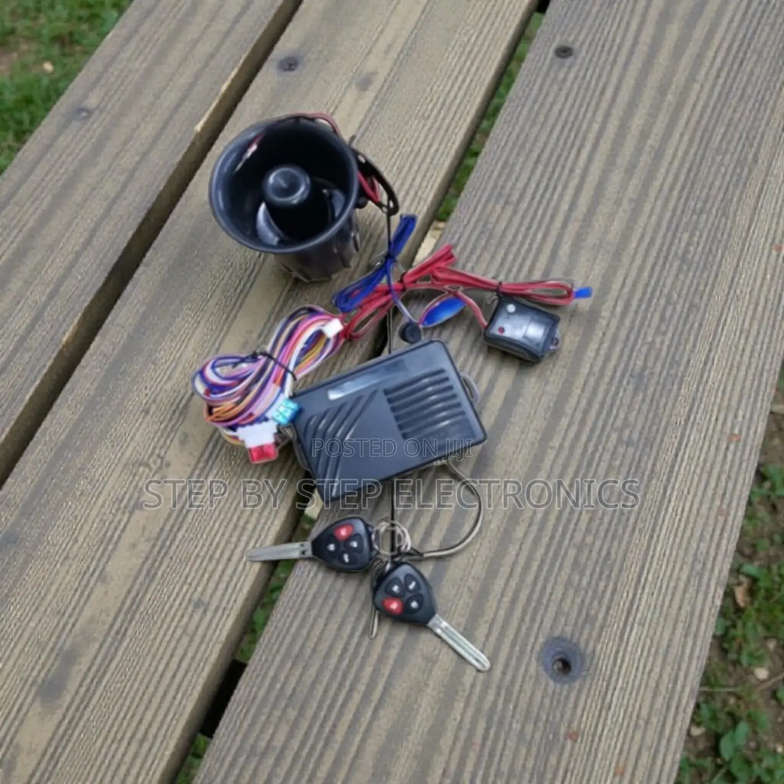 Car Alarm Kit With Flip Keys, Intrusion Alerts and Loud Siren Sound