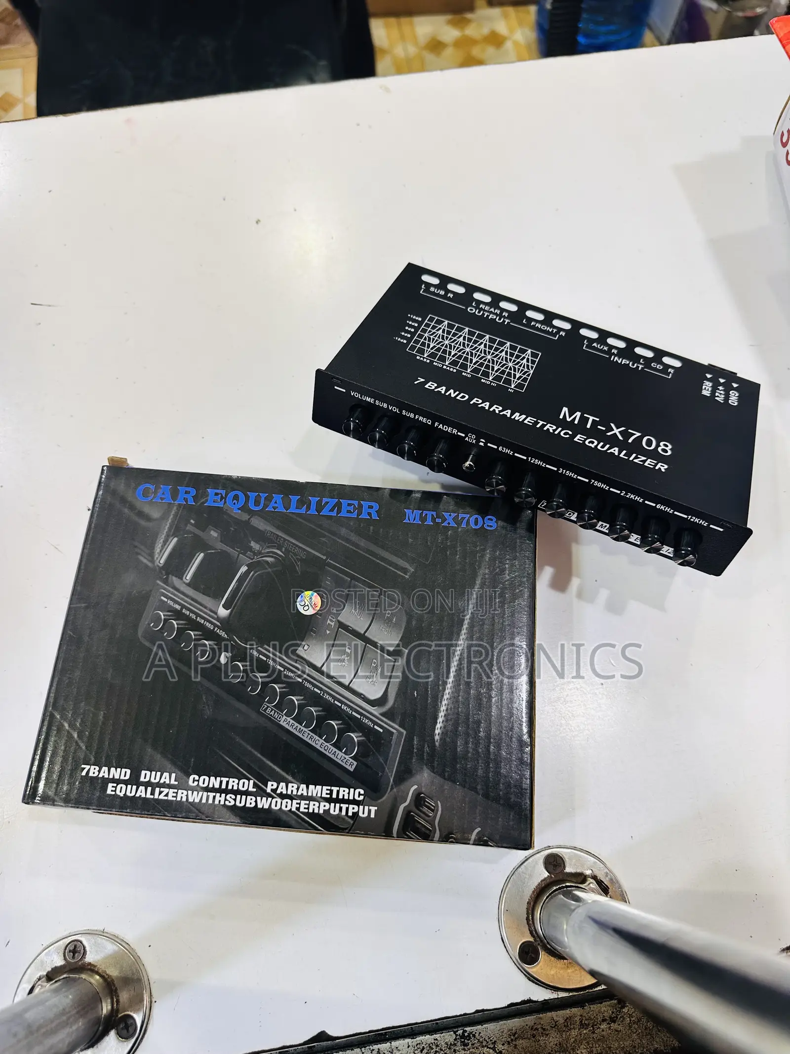 Car Equalizer 7-Band X708 for Bass Treble Control