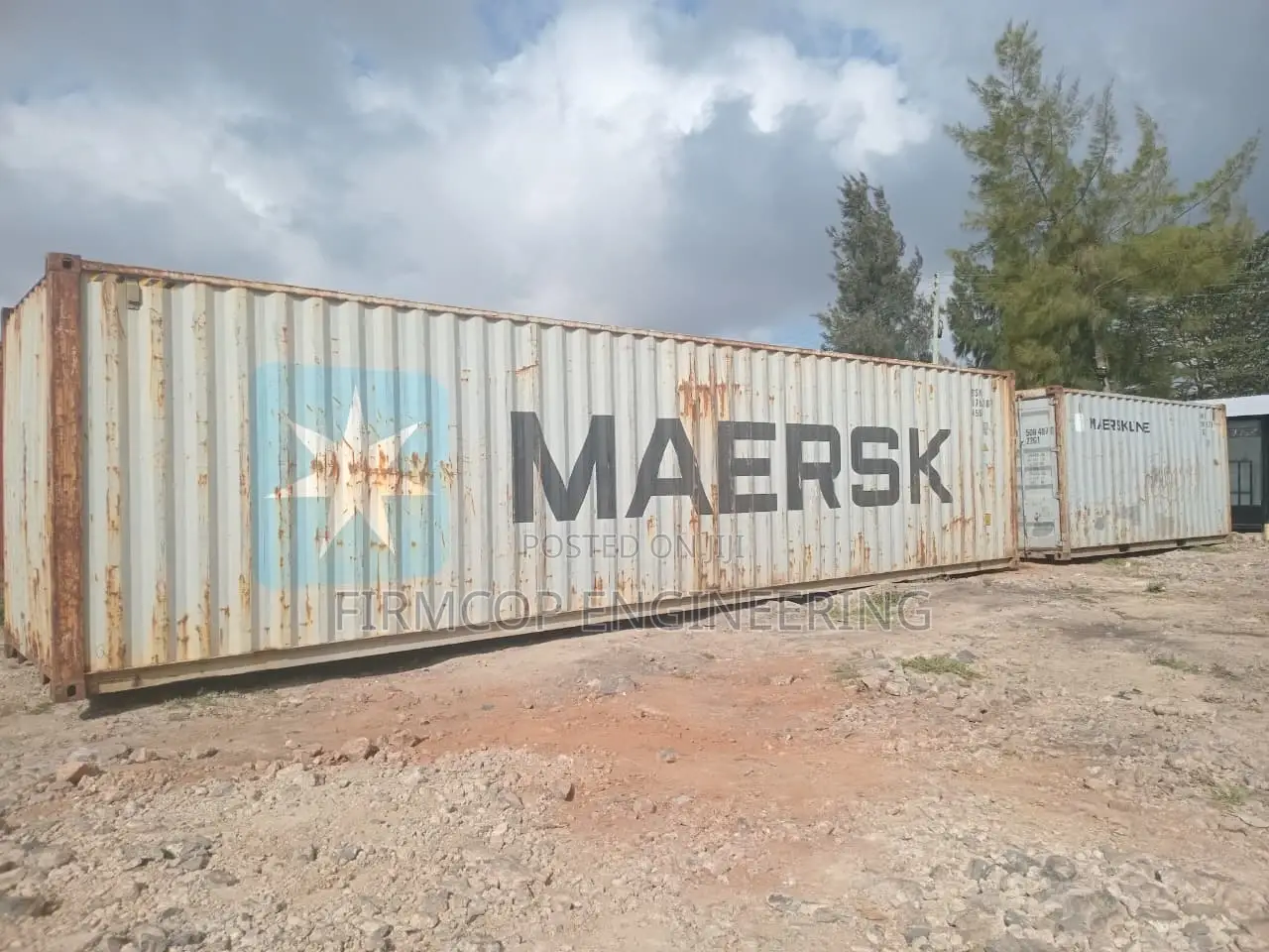 40ft Plain Storage Container - Wind Water Tight